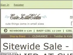 Sites similar to cutelittleclothes.com