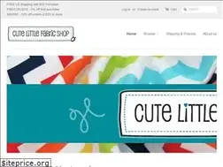 Sites similar to cutelittlefabricshop.com
