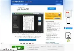 Sites similar to cutepdf-editor.com