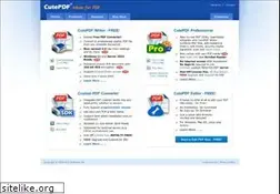 Sites similar to cutepdf.com
