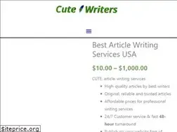 Sites similar to cutewriters.com