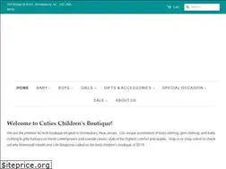 Sites similar to cutieschildrensboutique.com