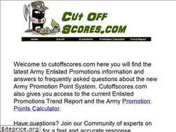 Sites similar to cutoffscores.com