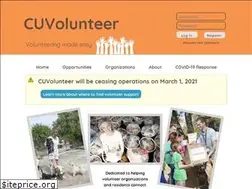 Sites similar to cuvolunteer.org