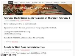 Sites similar to cuyahogaweaversguild.com