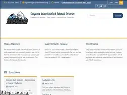 Sites similar to cuyamaunified.org