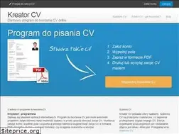 Sites similar to cv-kreator.pl
