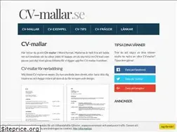Sites similar to cv-mallar.se