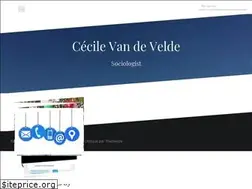 Sites similar to cvandevelde.com