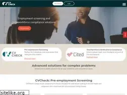 Sites similar to cvcheck.com