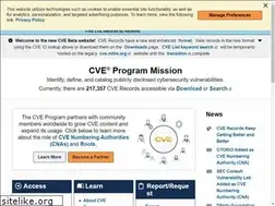 Sites similar to cve.org