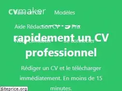 Sites similar to cvmaker.fr