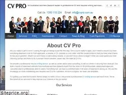 Sites similar to cvpro.com.au