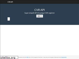 Sites similar to cvrapi.dk