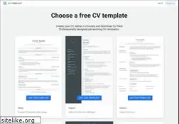 Sites similar to cvtemplate.co.uk