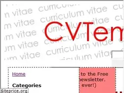 Sites similar to cvtemplates.net