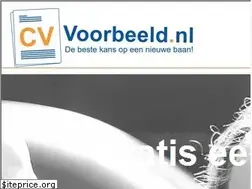 Sites similar to cvvoorbeeld.nl