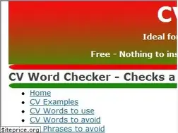 Sites similar to cvwordchecker.com