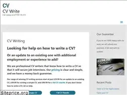 Sites similar to cvwrite.co.uk