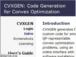 Sites similar to cvxgen.com