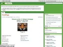 Sites similar to cwallacemchsenglish.pbworks.com