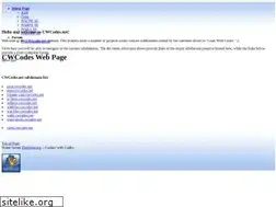 Sites similar to cwcodes.net