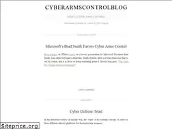 Sites similar to cyberarmscontrolblog.com