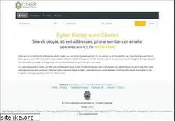 Sites similar to cyberbackgroundchecks.com