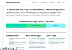 Sites similar to cybergeeksquad.co