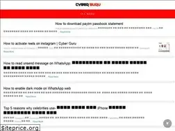 Sites similar to cyberguruworld.com