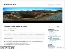 Sites similar to cyberinsecure.wordpress.com