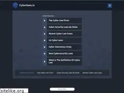 Sites similar to cyberlaws.in
