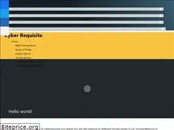 Sites similar to cyberrequisite.com