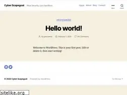 Sites similar to cyberscapegoat.com