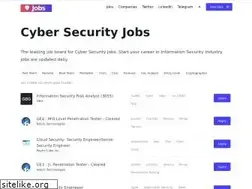 Sites similar to cybersecjobs.io