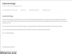 Sites similar to cybersecology.com
