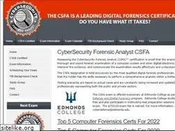 Sites similar to cybersecurityforensicanalyst.com