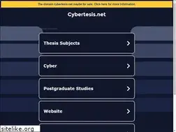 Sites similar to cybertesis.net