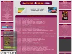 Sites similar to cyclisme-dopage.com