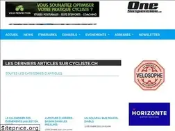 Sites similar to cycliste.ch