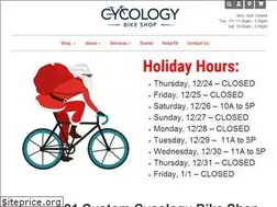 Sites similar to cycologybikeshop.com