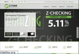 Sites similar to cyfairfcu.org