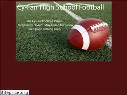 Sites similar to cyfairfootball.com
