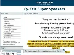 Sites similar to cyfairsuperspeakers.org