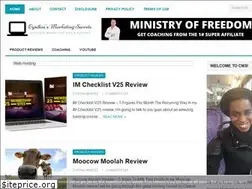 Sites similar to cynthiasmarketingsecrets.com