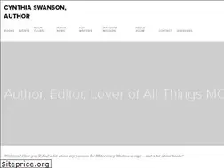Sites similar to cynthiaswansonauthor.com