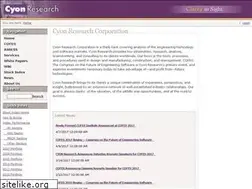 Sites similar to cyonresearch.com