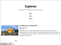 Sites similar to cyplexia.net