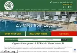 Sites similar to cypresscampground.com