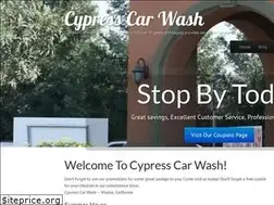 Sites similar to cypresscarwash.net